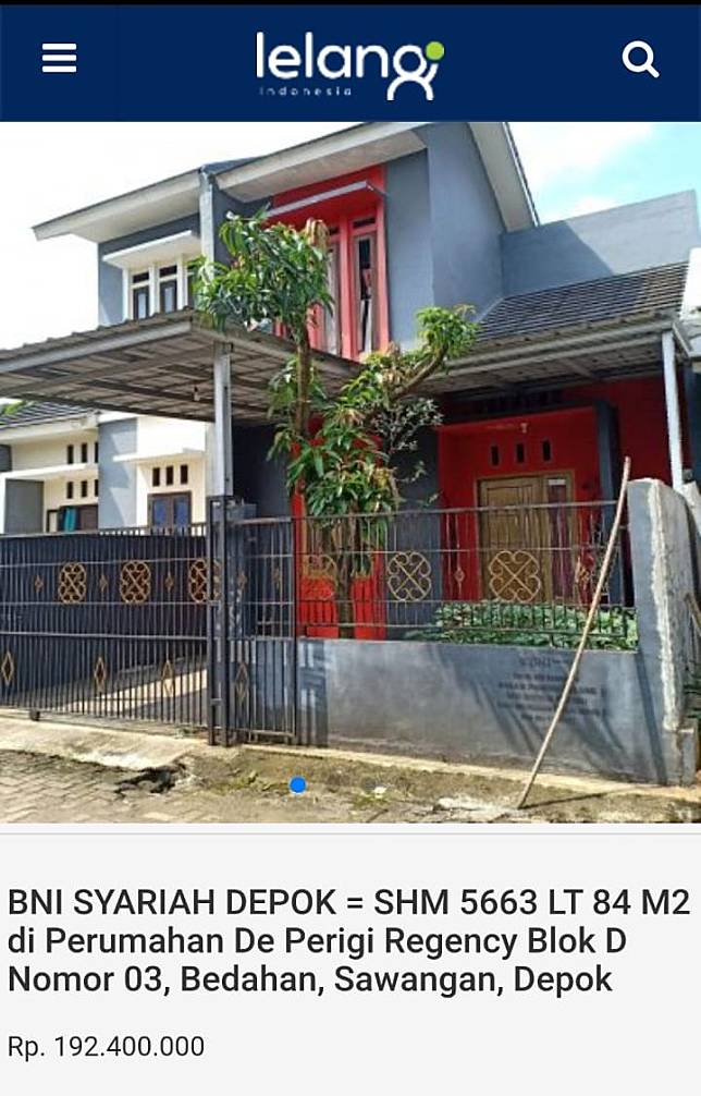 Detail Lelang Rumah Bank Bni Nomer 22