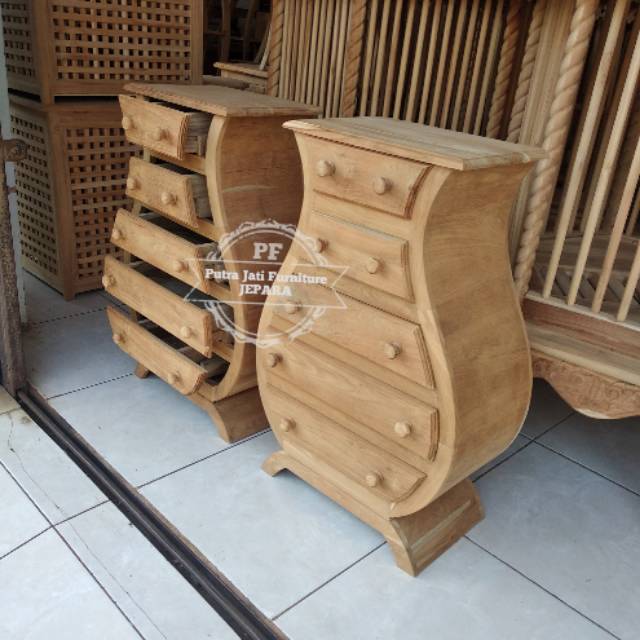 Detail Lemari Laci Kayu Kecil Nomer 47