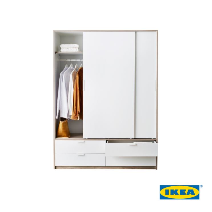 Detail Lemari Pakaian Ikea Pintu Geser Nomer 8