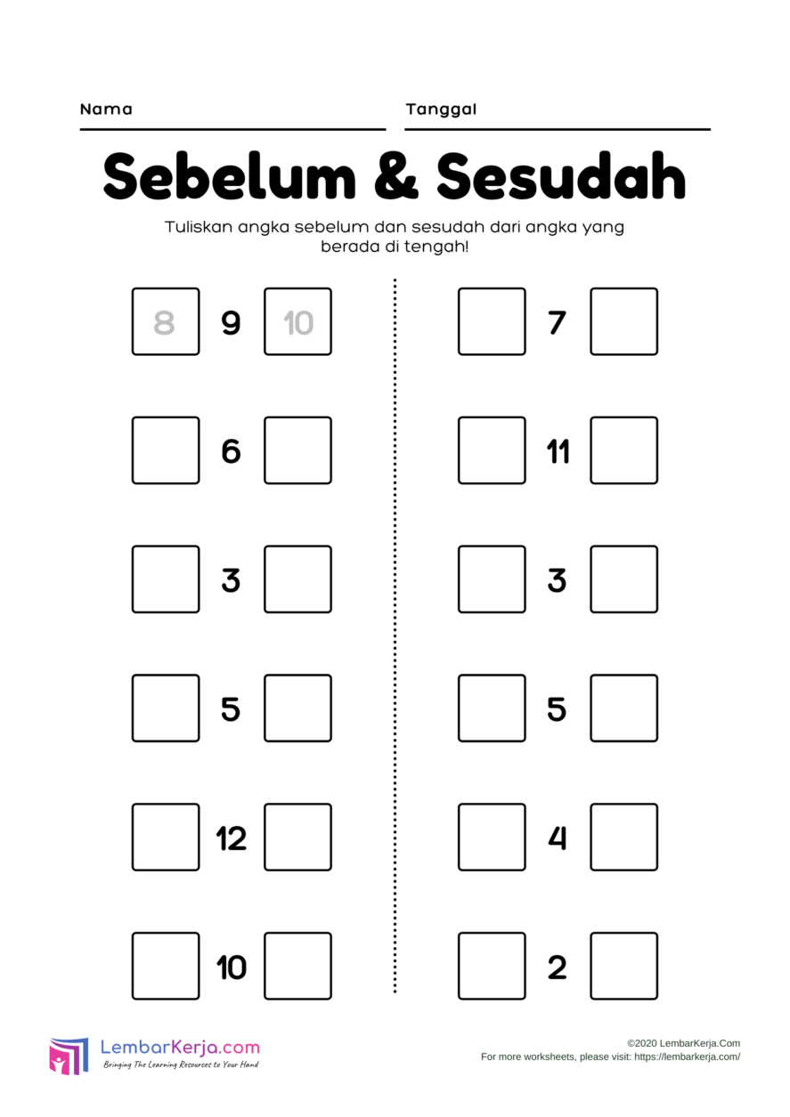 Detail Lembar Kerja Anak Tk B Nomer 3