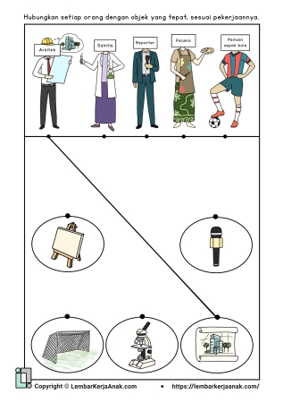 Detail Lembar Kerja Tema Pekerjaan Nomer 11
