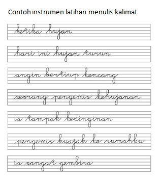 Detail Lembar Kosong Menulis Tegak Bersambung Nomer 11