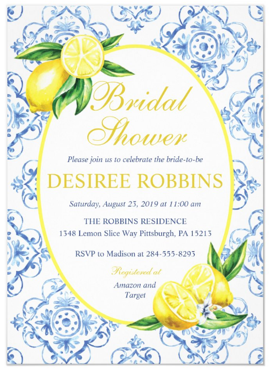 Detail Lemon Bridal Shower Backdrop Nomer 45