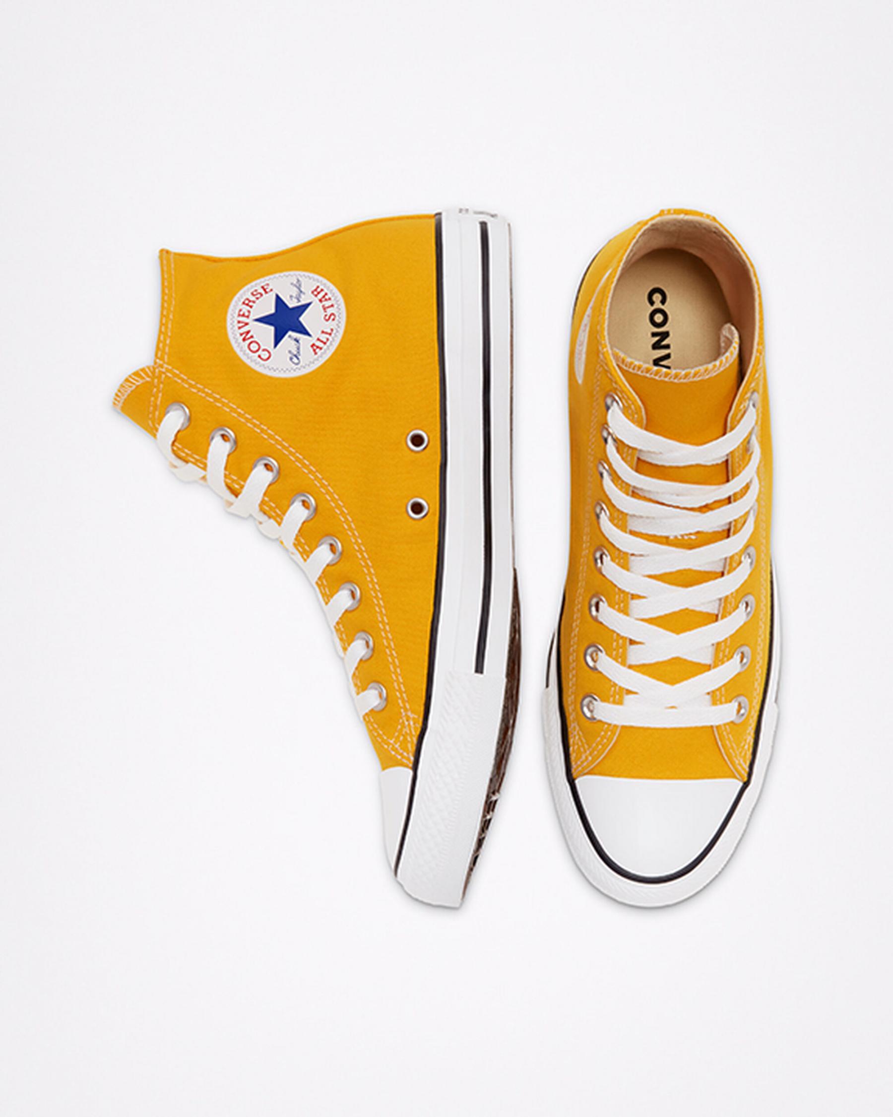 Detail Lemon Chrome Converse High Tops Nomer 15