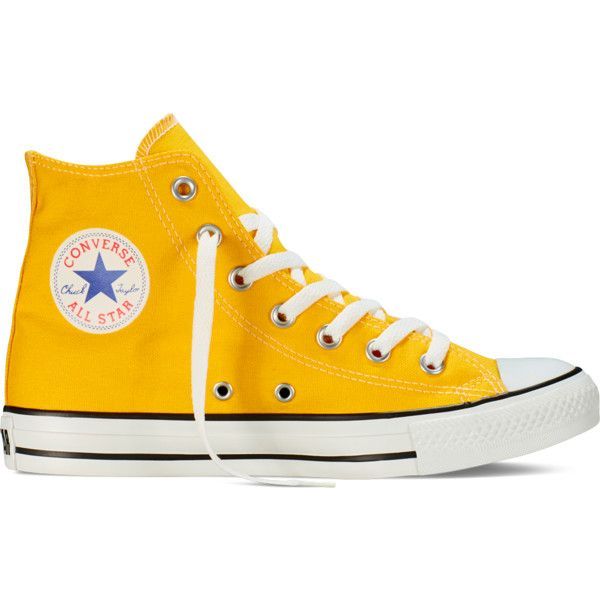 Detail Lemon Chrome Converse High Tops Nomer 3