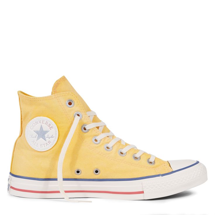 Detail Lemon Chrome Converse High Tops Nomer 36