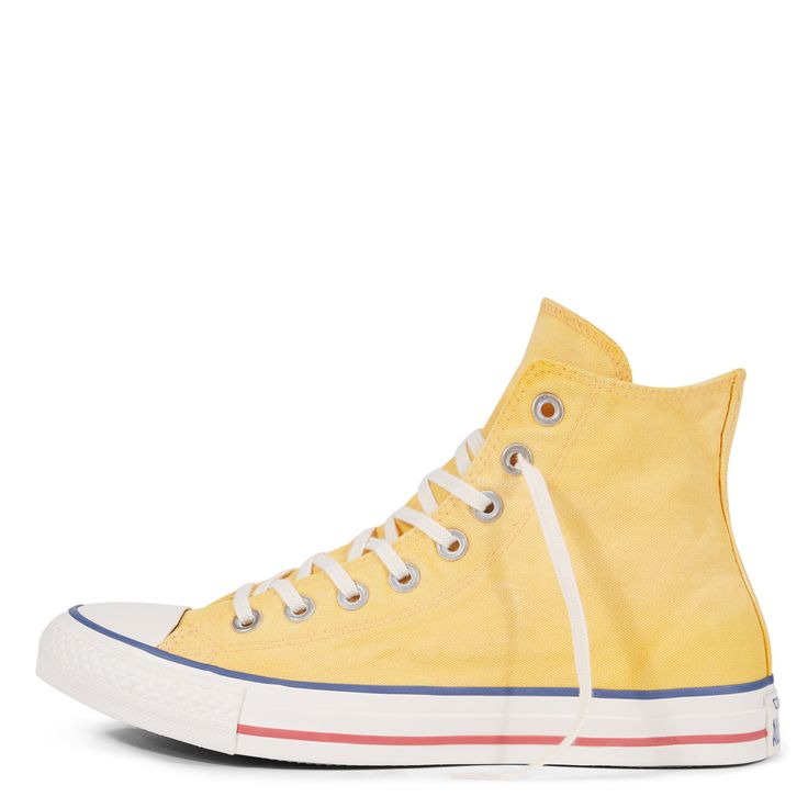 Detail Lemon Chrome Converse High Tops Nomer 40