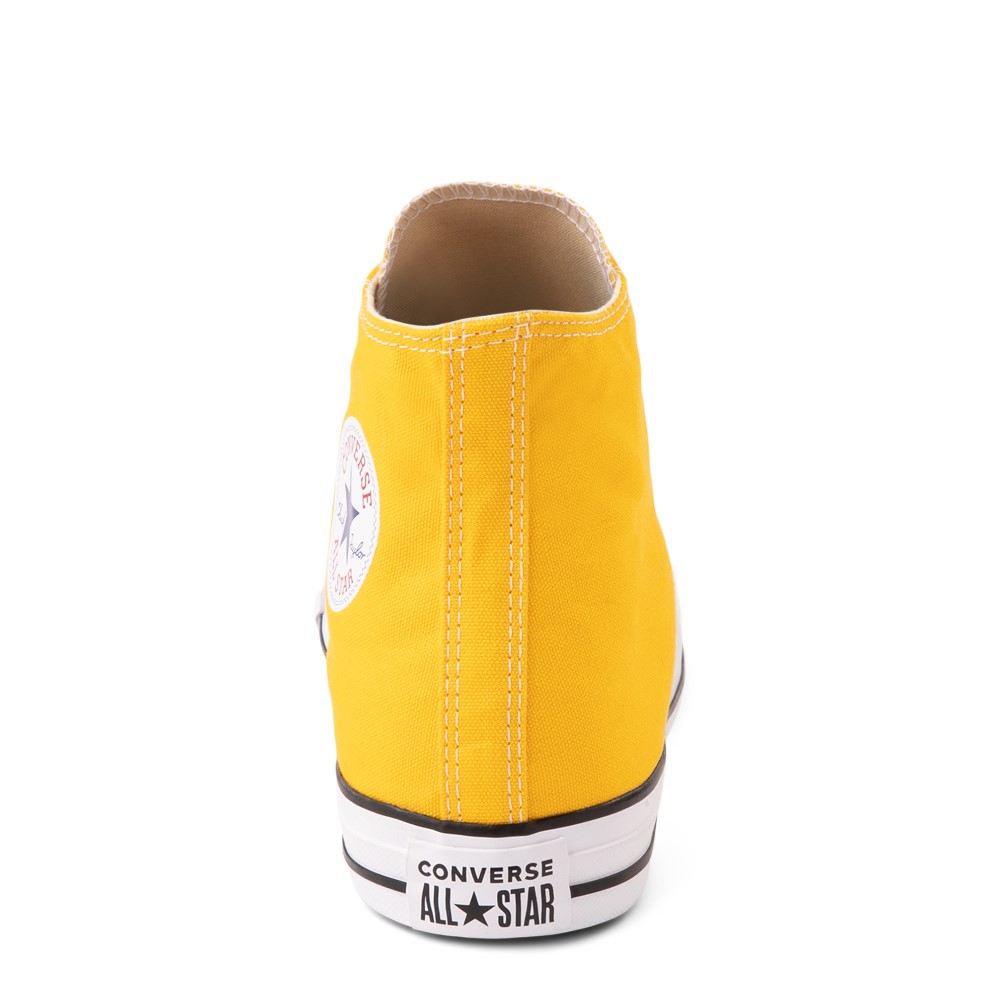 Detail Lemon Chrome Converse High Tops Nomer 43