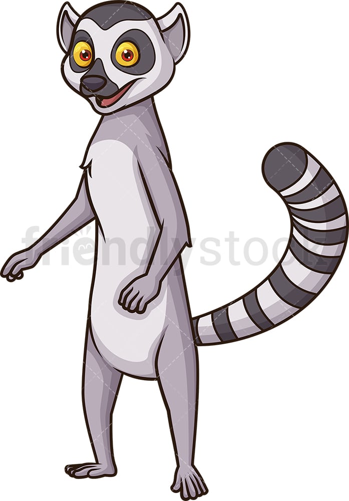 Detail Lemur Clipart Nomer 52