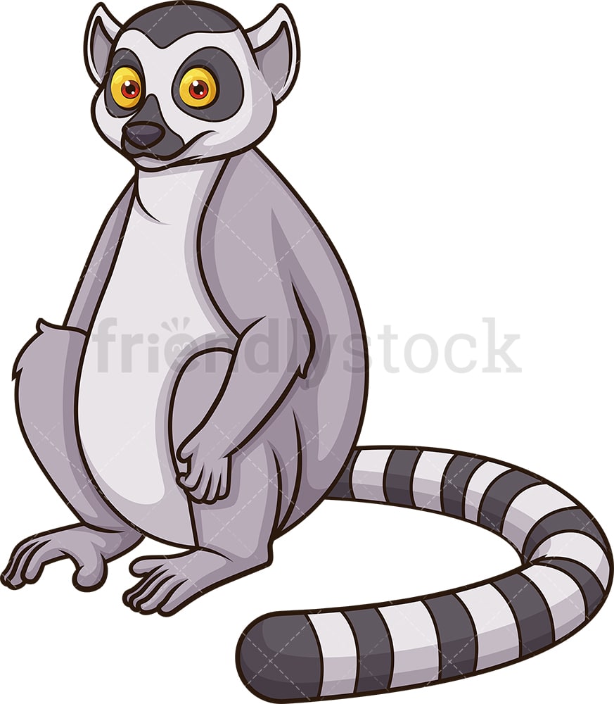 Detail Lemur Clipart Nomer 54