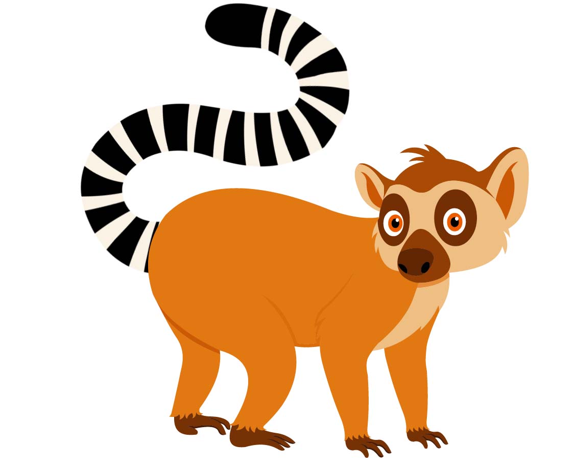 Detail Lemur Clipart Nomer 55