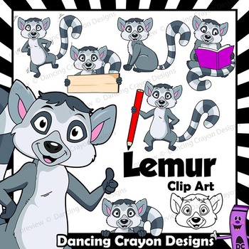 Detail Lemur Clipart Nomer 56