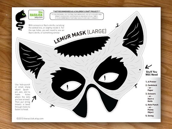 Detail Lemur Mask Nomer 10