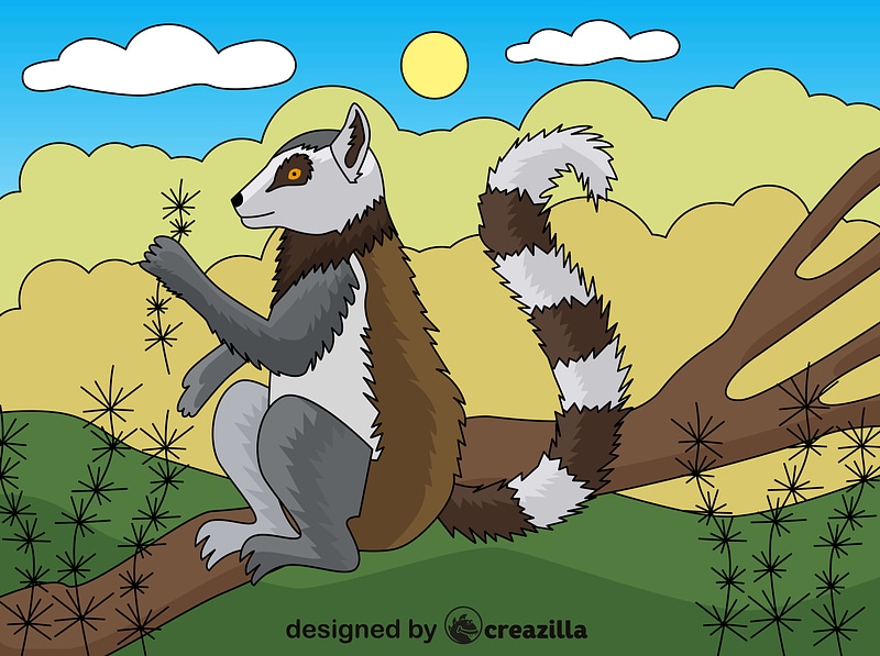 Detail Lemur Vector Nomer 53