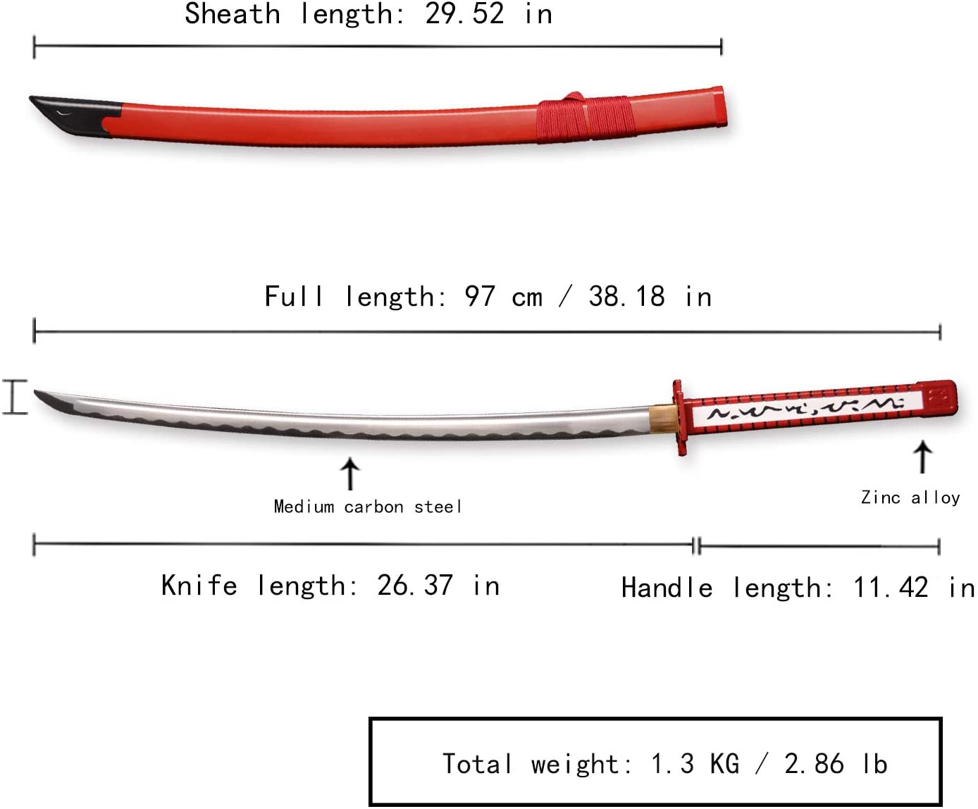 Detail Length Of A Katana Nomer 14