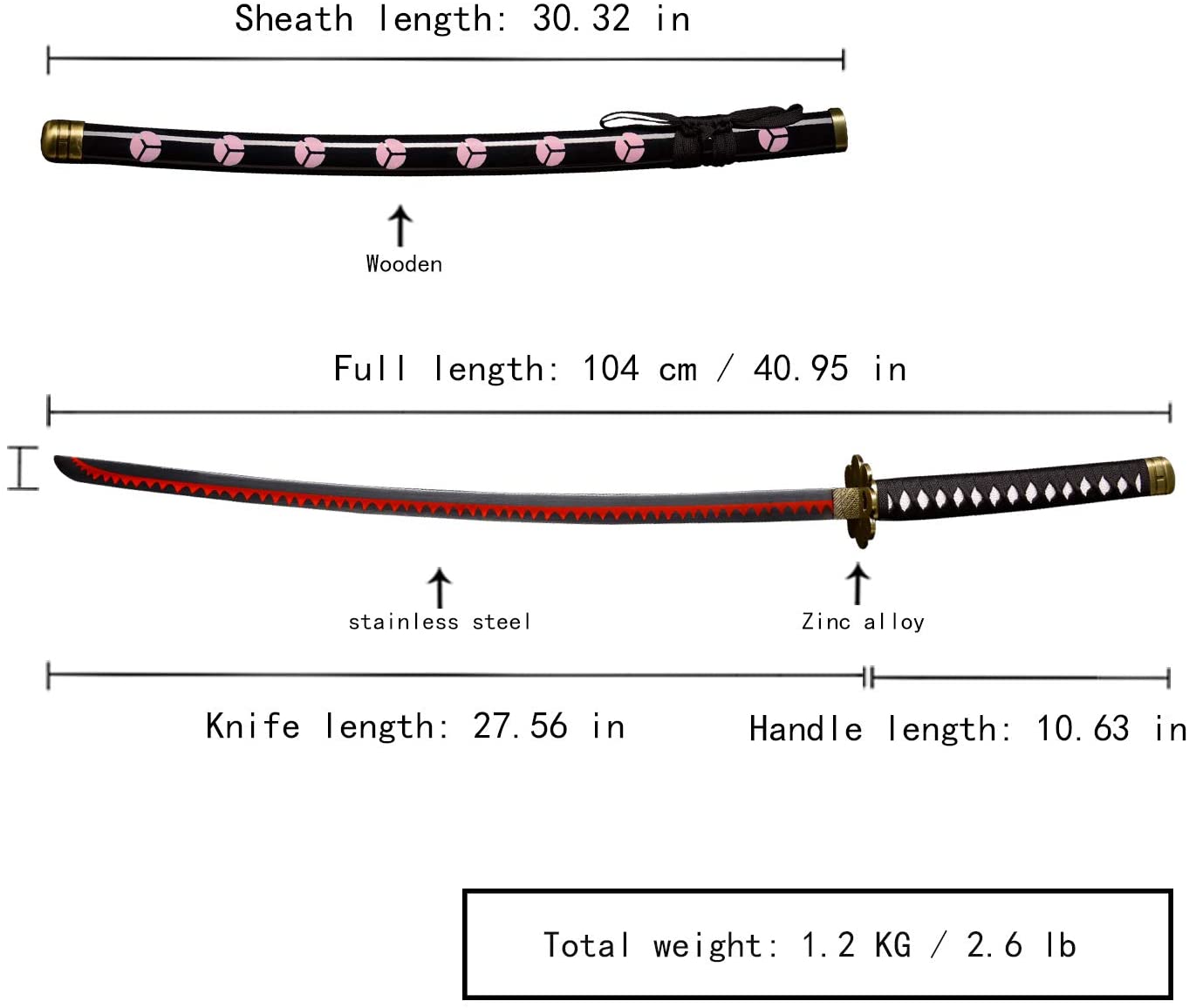 Detail Length Of A Katana Nomer 29