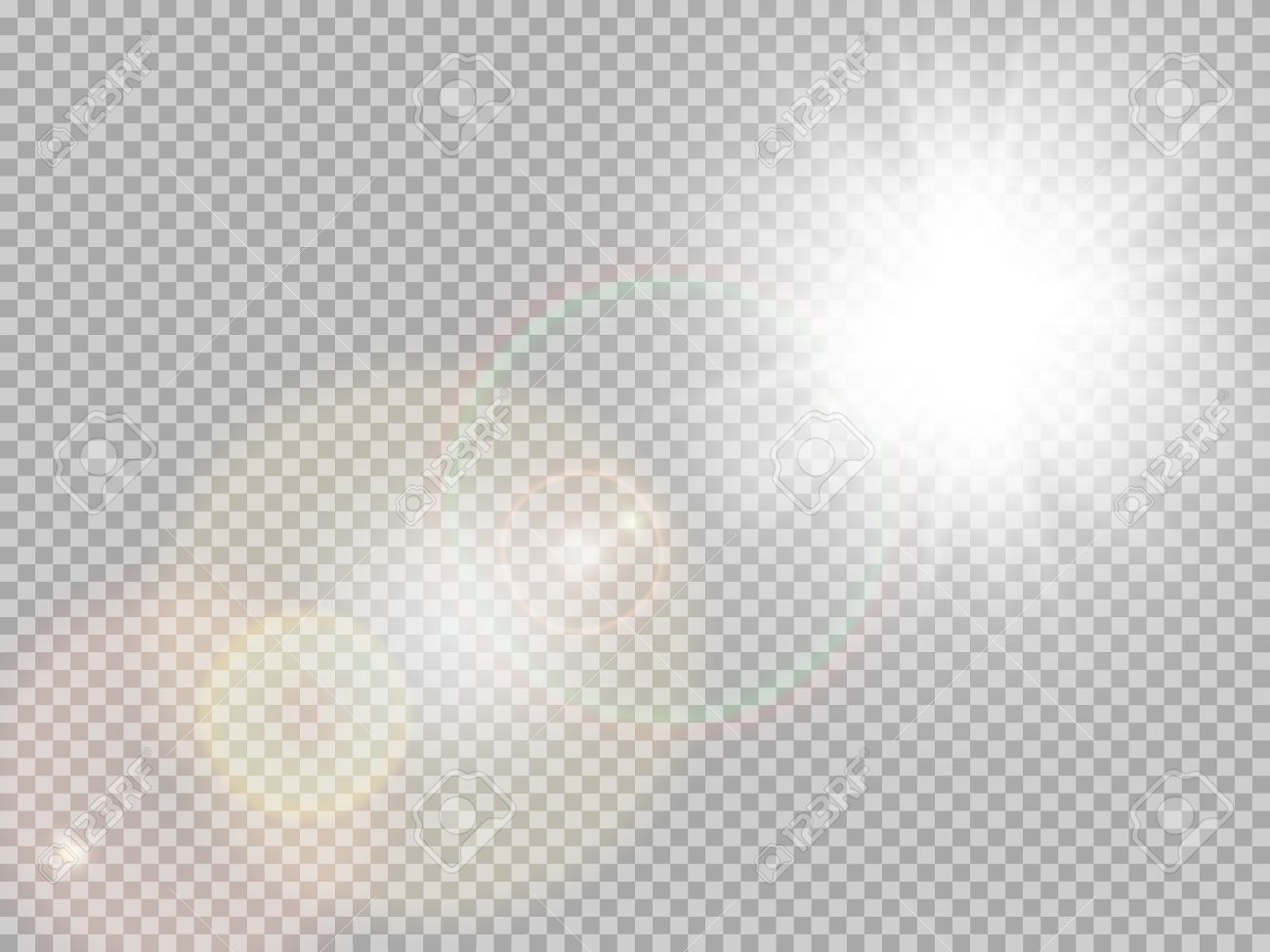 Detail Lens Flare Transparent Nomer 33