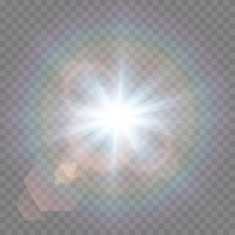 Detail Lens Flare Transparent Background Nomer 24