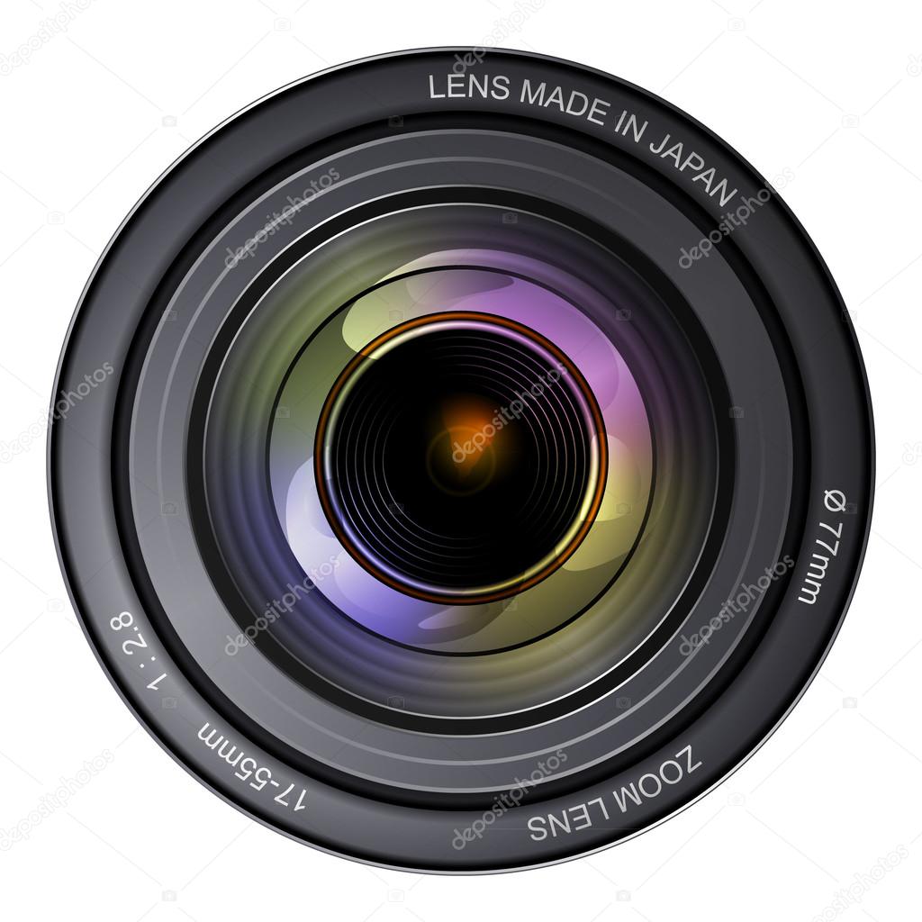 Detail Lensa Kamera Vector Nomer 24
