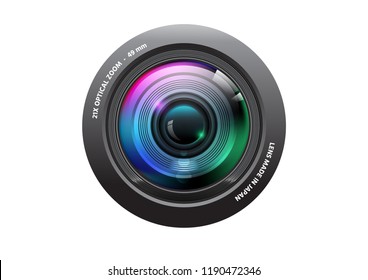 Detail Lensa Kamera Vector Nomer 34