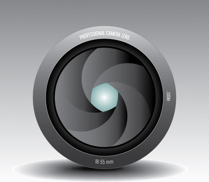 Detail Lensa Kamera Vector Nomer 6
