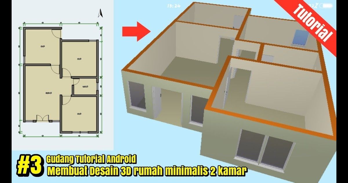 Detail Model Rumah 2 Kamar Minimalis Nomer 24