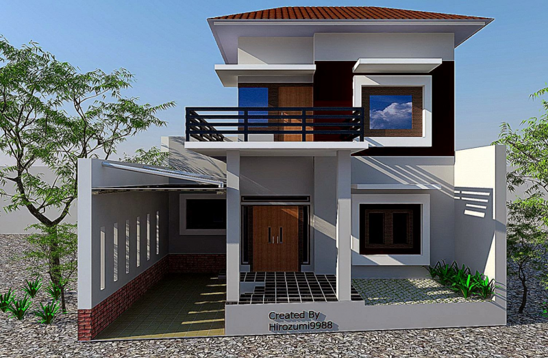 Detail Model Rumah Bagian Depan Nomer 47