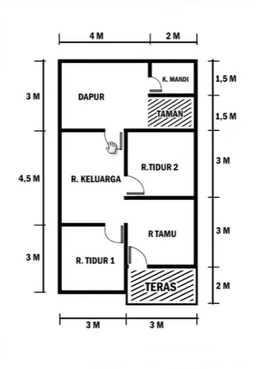 Detail Model Rumah Dan Denah Minimalis Nomer 20