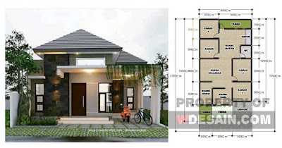 Detail Model Rumah Dan Denah Minimalis Nomer 5