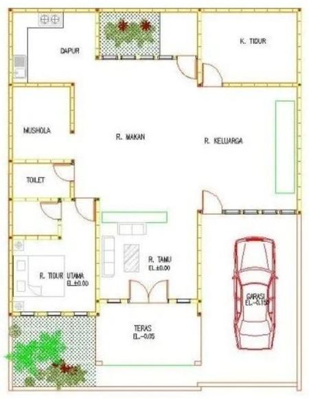 Detail Model Rumah Dan Denahnya Nomer 46