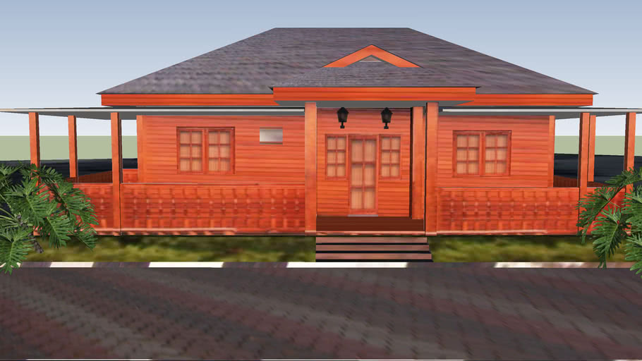 Detail Model Rumah Dari Kayu Nomer 44