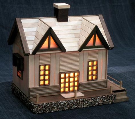 Detail Model Rumah Dari Stik Es Krim Nomer 27