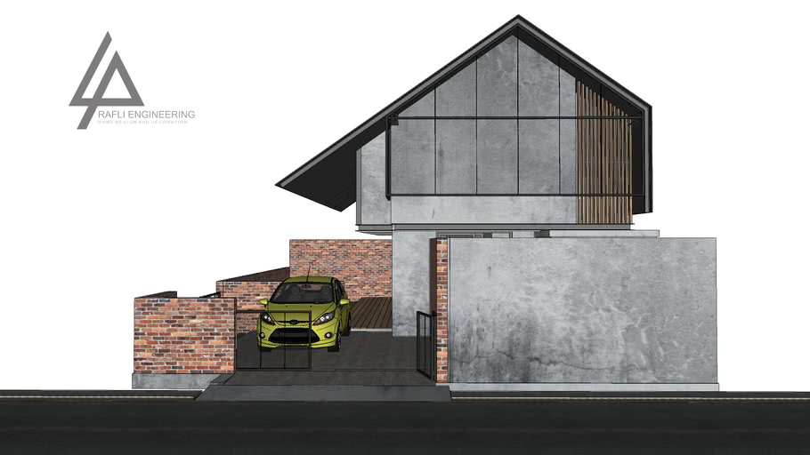 Detail Model Rumah Industrial Nomer 8