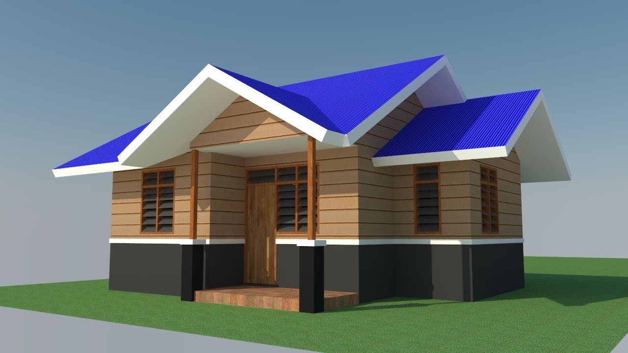 Model Rumah Kayu Setengah Batu - KibrisPDR