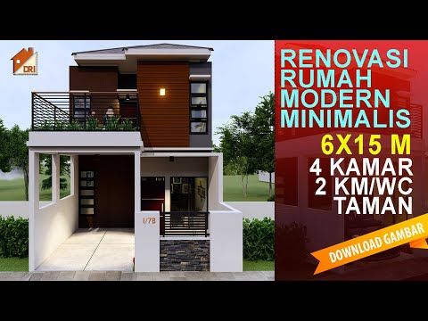 Detail Model Rumah Lantai Dua Minimalis Nomer 46