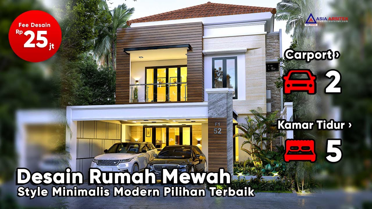 Detail Model Rumah Mewah 2 Lantai Nomer 28