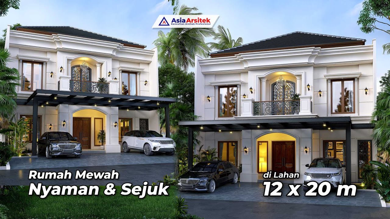 Detail Model Rumah Mewah 2 Lantai Nomer 48