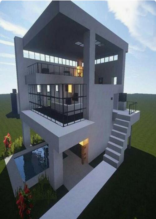 Detail Model Rumah Minecraft Nomer 11