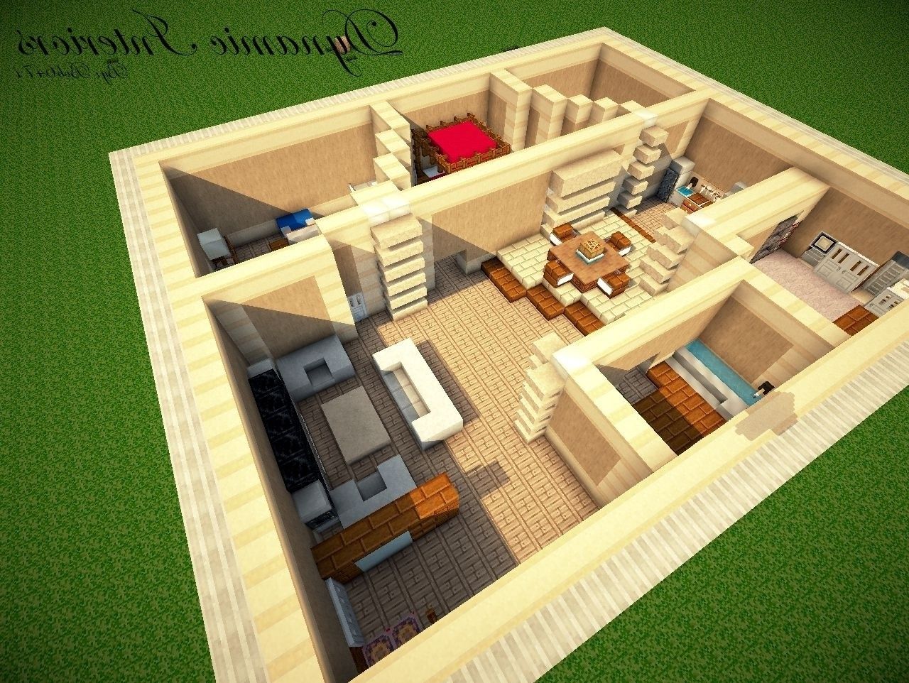 Detail Model Rumah Minecraft Yang Mudah Ditiru Nomer 24