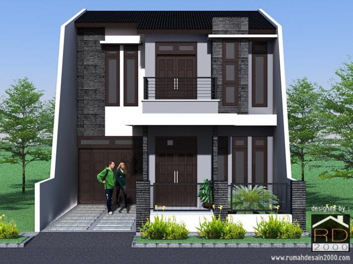 Detail Model Rumah Minimalis Modern Nomer 58