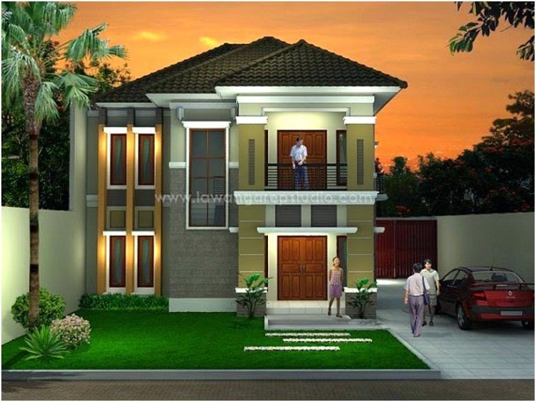 Detail Model Rumah Minimalis Terbaru 2 Lantai Nomer 25