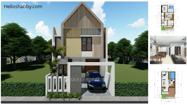 Detail Model Rumah Moden Nomer 19