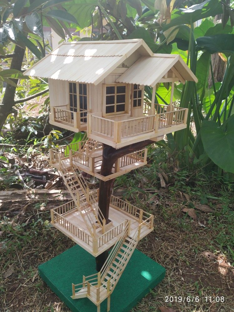 Model Rumah Pohon Sederhana - KibrisPDR