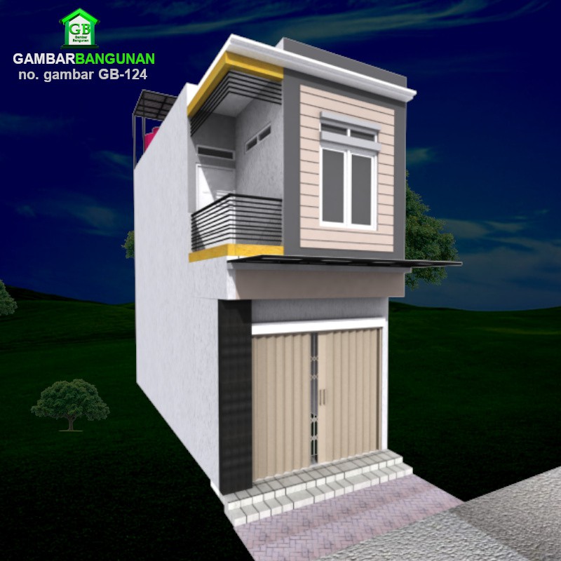 Detail Model Rumah Ruko Nomer 44