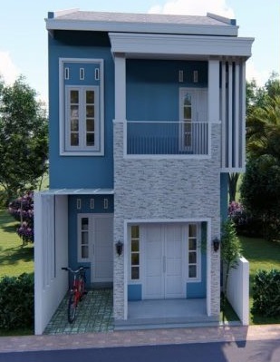 Detail Model Rumah Sangat Sederhana 2 Lantai Nomer 19