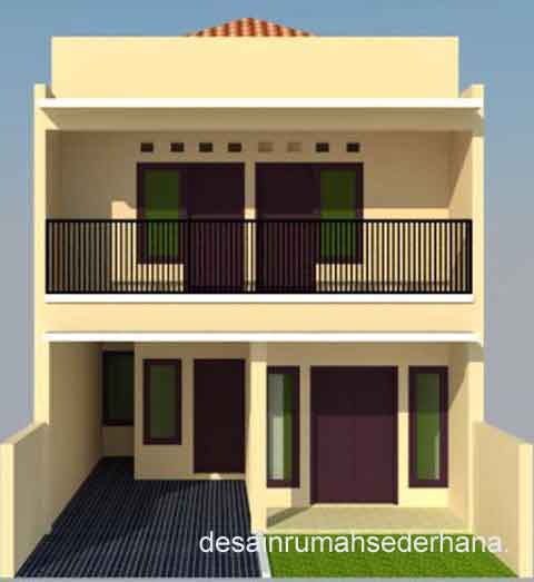 Detail Model Rumah Sangat Sederhana 2 Lantai Nomer 25