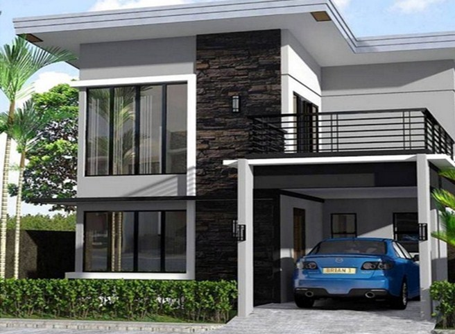 Detail Model Rumah Terbaru 2 Lantai Nomer 34