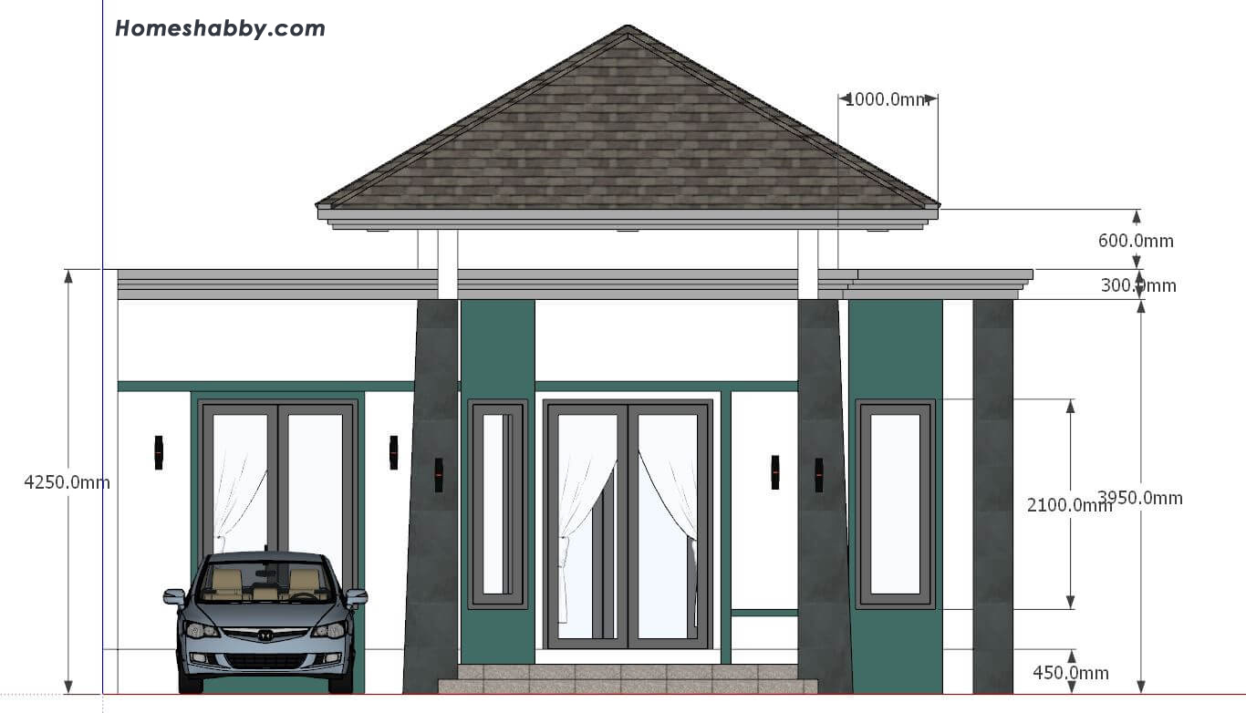 Detail Model Rumah Tinggi 4 Meter Nomer 16