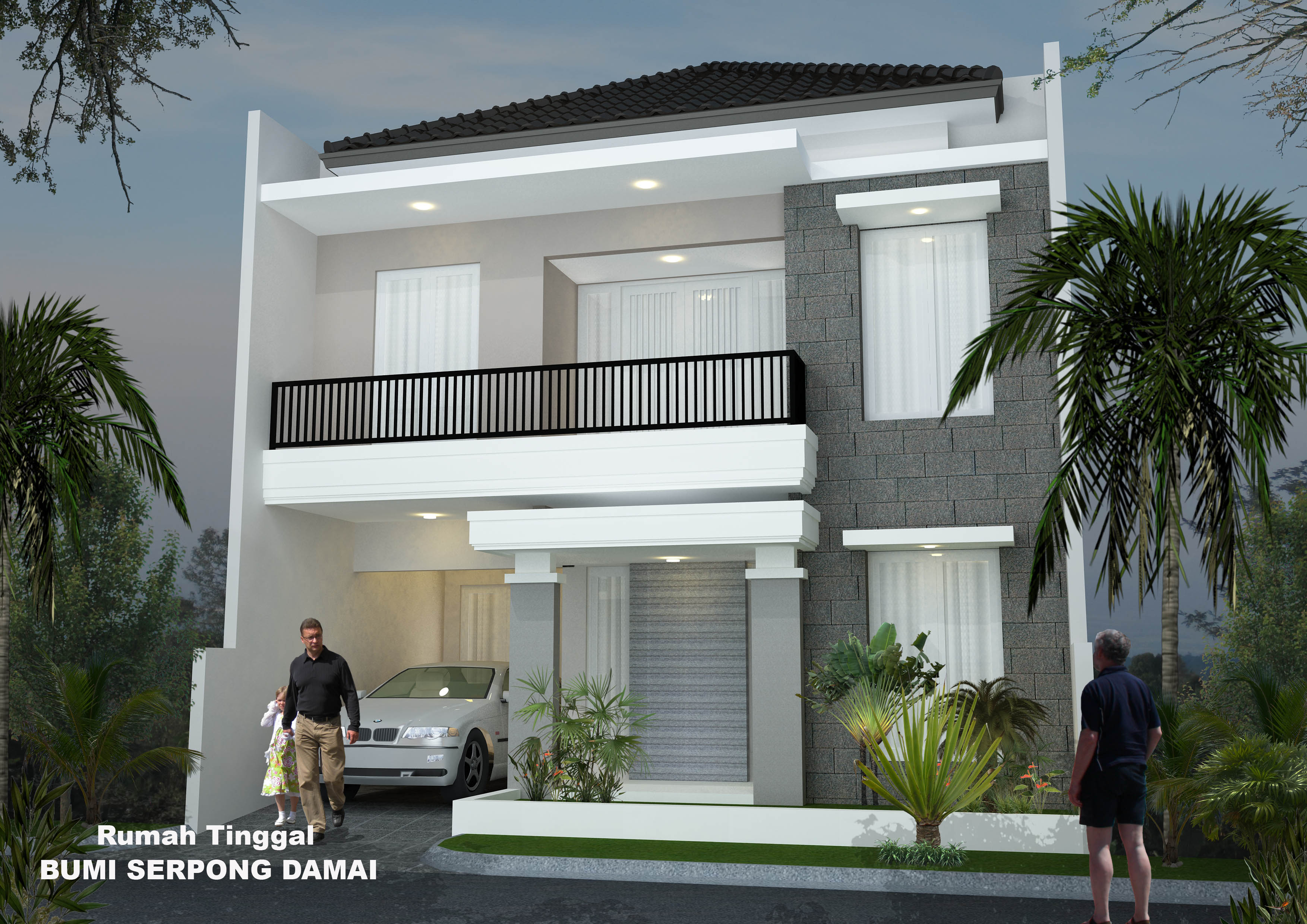 Detail Model Rumah Tingkat Nomer 16