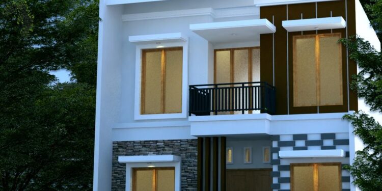 Detail Model Rumah Tingkat Minimalis Nomer 21